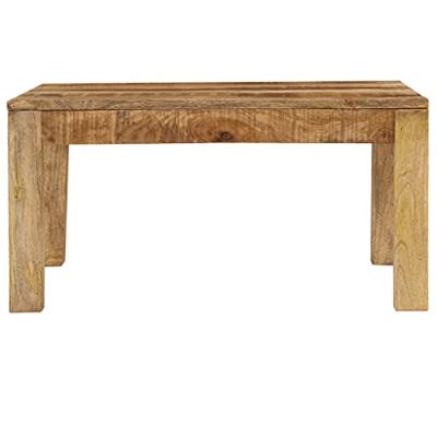 VidaXL Salontafel 80x80x40 cm massief mangohout