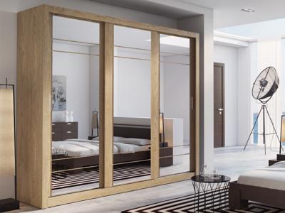 Kast ARTURO 3 schuifdeuren shetland eik met spiegel Kast ARTURO 3 schuifdeuren shetland eik met spiegel