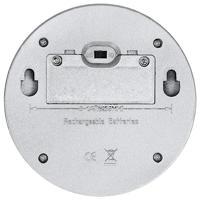 LED-wandlampen solar rond zilver 12 st - thumbnail