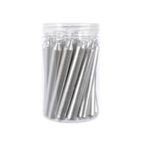 everlands kunstkerstboomkaarsjes zilver1,3x10.5 cm 22st - thumbnail