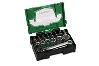 Hikoki Accessoires BIT BOX 24 PCS (BOX 1) - Bitset en doppenset met ratel - 40030020 - thumbnail