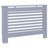VidaXL Radiatorombouw 112x19x81,5 cm mdf antraciet - thumbnail