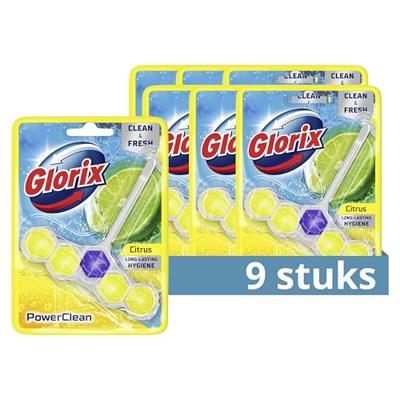 Glorix Citrus PowerClean WC Blok 9 x 50 g bij Jumbo