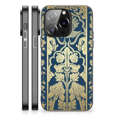 iPhone 14 Pro Bloemen Hoesje Beige Flowers