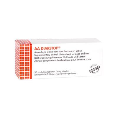 AA Diarstop voedingssupplement hond en kat (tablet) 30 tabletten