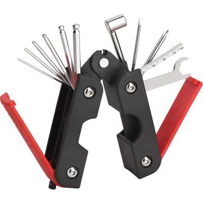 Warwick RockCare MultiTool Metric Red 13-In-1 Multitool set met snaarwinder voor gitaar en bas