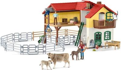 Schleich farm world boerderij met stal en dieren