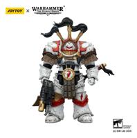 Warhammer 40,000 Action Figure White Scars Legion Praetor in Cataphractii Terminator Armour with Cyber Hawk Chogorian sword and combi-melta 14 cm - thumbnail