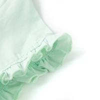 Kindershirt 128 lichtmintkleurig - thumbnail