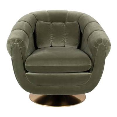 Dutchbone Fauteuil 'Member', kleur Olive