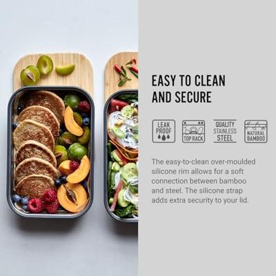 Black+Blum Sandwich Box - 223x150x52mm - Oranje