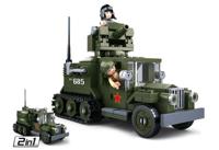 Sluban wwii - gaz geallieerde half-track 2in1 - 470dlg. - thumbnail