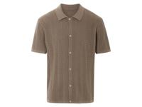 LIVERGY Heren overhemd (Bruin, XL) - thumbnail