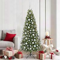 Kerstbal Set met 300 LED 120 pcs Zilver Kunststof - thumbnail