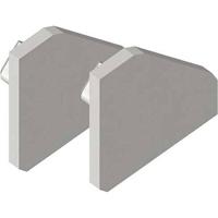 Brumberg 53085260 Brumberg Leuchten Eindkappen-set Kunststof (b x h) 18 mm x 18 mm 1 stuk(s) - thumbnail