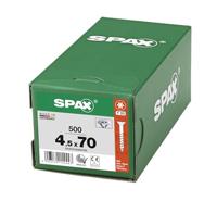 SPAX 880910190045070 R 88091 Senkkopf/T-STAR TG Verzonken houtschroef 4.5 mm 70 mm Torx, Binnen-T Staal Galvanisch verzinkt 500 stuk(s) - thumbnail