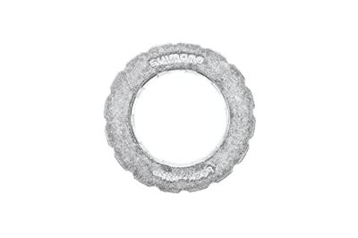 SHIMANO lock ring lockring shim. f.sm-rt10 silver