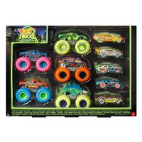 Hot Wheels monster trucks gitd bundel set, 10st. - thumbnail