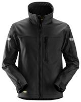 Snickers Workwear Softshell jack - AllroundWork - 1200 - zwart - maat XL - thumbnail