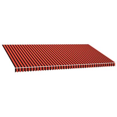 VidaXL Luifeldoek 600x300 cm canvas oranje en bruin VidaXL Luifeldoek 600x300 cm canvas oranje en bruin