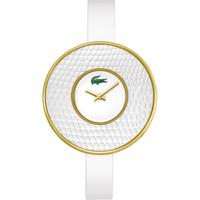 Lacoste horlogeband 2000605 / LC-37-3-67-2235 Leder Wit 10mm - thumbnail
