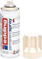 Edding 5200 • permanent spray premium acrylverf licht ivoorkleurig mat - thumbnail