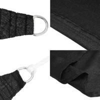 Zonnezeil 160 g/m 3/4x2 m HDPE blauw - thumbnail