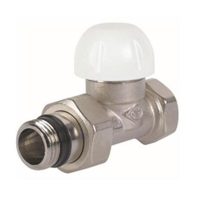 Go by Van Marcke thermostatische radiatorkraan voor stalen buizen recht aansluiting 1/2 F met zelfafdichtend aansluiting staartstuk B V12710QVMK