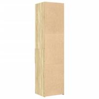 Hoge kast 45x42,5x185 cm bewerkt hout sonoma eikenkleurig - thumbnail