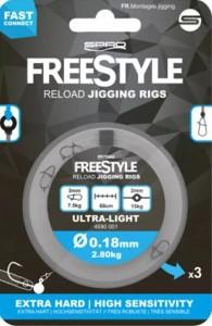 Spro Freestyle Reload Jig Rig 3St. 0.22 mm