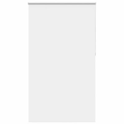 VidaXL Rolgordijn verduisterend 130x230 cm stofbreedte 126,6 cm wit