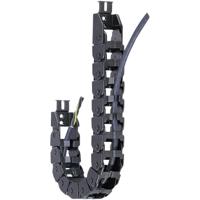 igus Easy Chain® E-Kette® E08 E08.40.028.0 Kabelrups Drukknoopprincipe, UL94-V2 classificatie - thumbnail