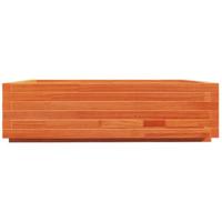 VidaXL Plantenbak 90x90x26,5 cm massief grenenhout wasbruin - thumbnail