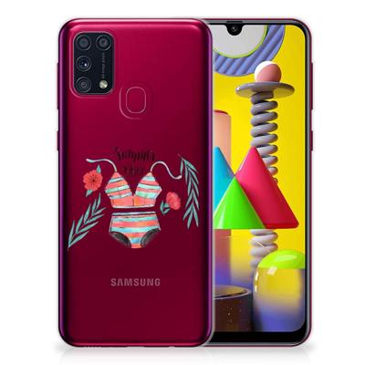 Samsung Galaxy M31 Telefoonhoesje met Naam Boho Summer Samsung Galaxy M31 Telefoonhoesje met Naam Boho Summer