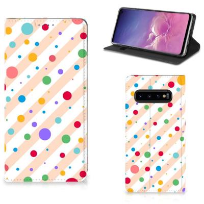 Samsung Galaxy S10 | Hoesje met Magneet | Dots