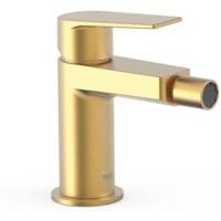 Bidetkraan Tres Project | Opbouw | Mengkraan | 1-hendel | Rond | 24k Goud mat - thumbnail
