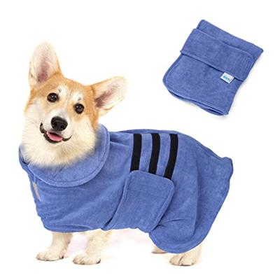 Nobleza Hondenbadjas - Microvezel - Maat M - 50 cm - Blauw - thumbnail