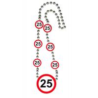 25 Jaar Verkeersbord Ketting - thumbnail