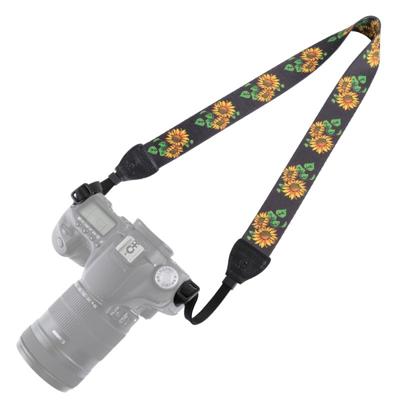 PULUZ Retro etnische stijl multi-color serie zonnebloem nek riem Camera schouderband voor SLR / DSLR camera's