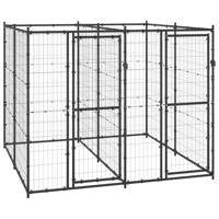 Hondenkennel 4,84 m² staal - thumbnail