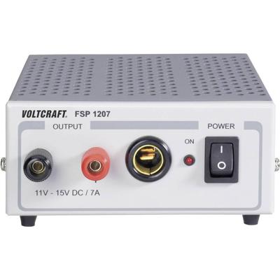 VOLTCRAFT FSP 1207 Labvoeding, vaste spanning 11 - 15 V/DC 7 A 105 W Aantal uitgangen: 1 x VOLTCRAFT FSP 1207 Labvoeding, vaste spanning 11 - 15 V/DC 7 A 105 W Aantal uitgangen: 1 x