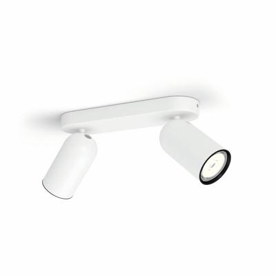 Philips OpbouwspotPongee 2-lichts wit - 5058231PN