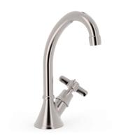 Stopkraan Tres Clasic Gebogen RVS Tres - thumbnail