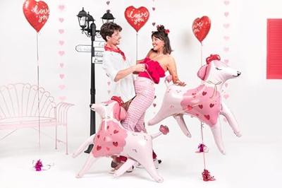 Folieballon &apos;Love You&apos; Hart (45cm)