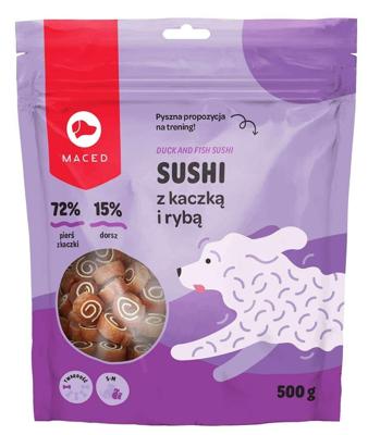 MACED Duck and fish sushi - Hondensnack - 500g