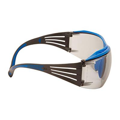 3M SecureFit SF407XSGAF-BLU Veiligheidsbril Met anti-condens coating Blauw, Grijs