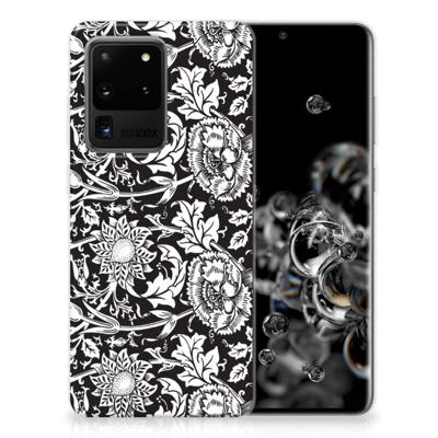 Samsung Galaxy S20 Ultra | TPU Case | Black Flowers