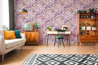 AS Creation Retro Chic - Lila - Retro - 395351 - thumbnail