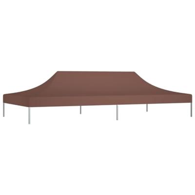VidaXL Partytentdak 270 g/m² 6x3 m bruin