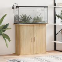 Aquariumstandaard Sonoma Eiken 81x36x73 cm Bewerkt Hout - thumbnail